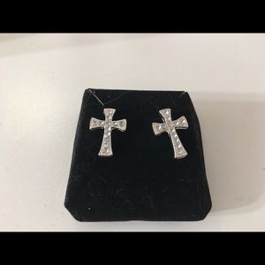 Cross earrings. Never worn.